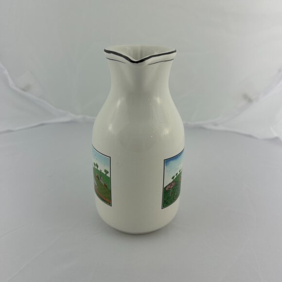 Villeroy & Boch Design Naif Handled Oil Cruet Pitcher Syrup Bottle NO Stopper - Picture 2 of 12